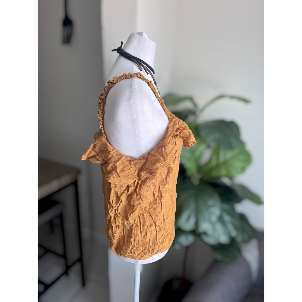 Hem & Thread Ruffled Sleeveless Tank Top Size L - Picture 5 of 8